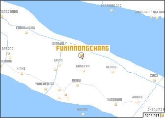 map of Fuminnongchang
