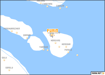 map of Fumin