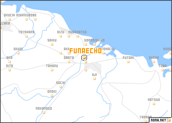 map of Funaechō