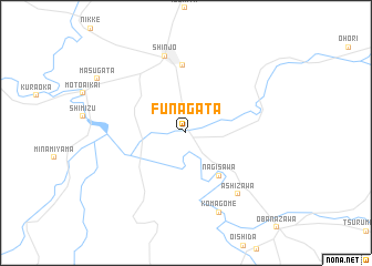 map of Funagata