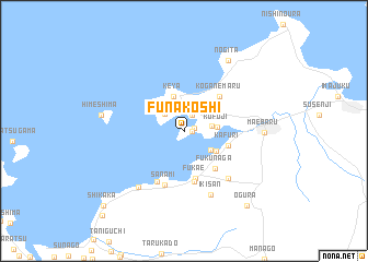 map of Funakoshi