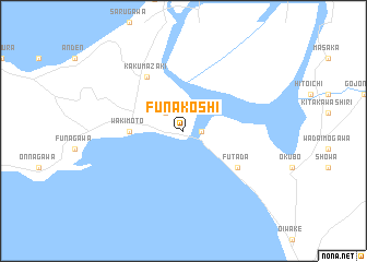 map of Funakoshi