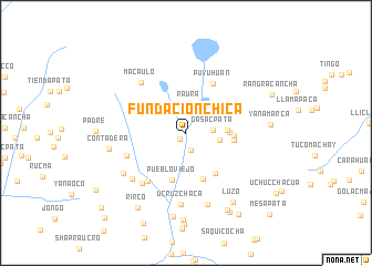 map of Fundación Chica