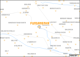 map of Fundamenka