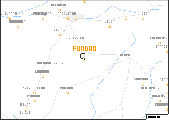 map of Fundão