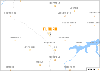 map of Fundão