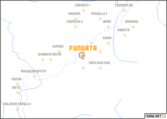 map of Fundata