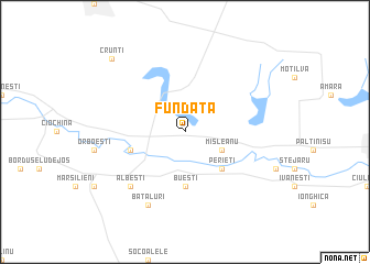 map of Fundata