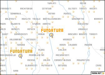 map of Fundătura