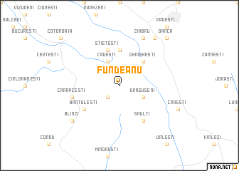 map of Fundeanu