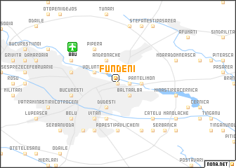 map of Fundeni