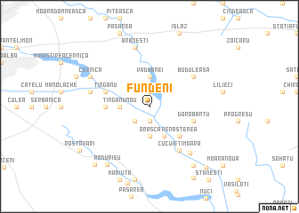 map of Fundeni