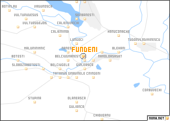 map of Fundeni