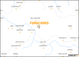 map of Fundiciones