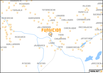 map of Fundición