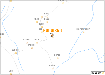 map of Fundiker