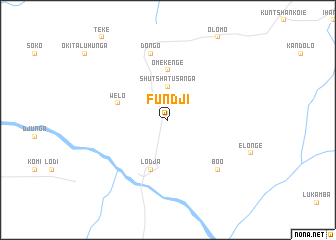 map of Fundji