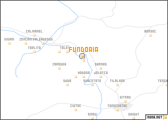 map of Fundoaia