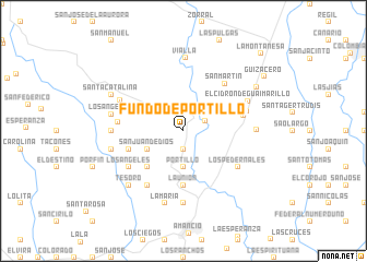 map of Fundo de Portillo