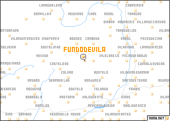 map of Fundo de Vila