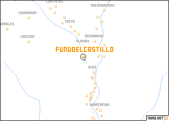 map of Fundo El Castillo