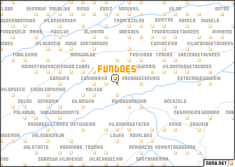 map of Fundões