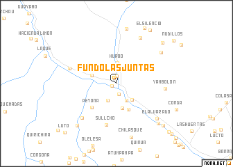 map of Fundo Las Juntas