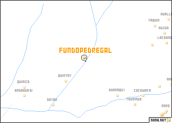 map of Fundo Pedregal