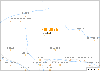 map of Fundres