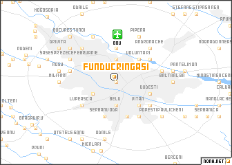 map of Fundu Crîngaşi