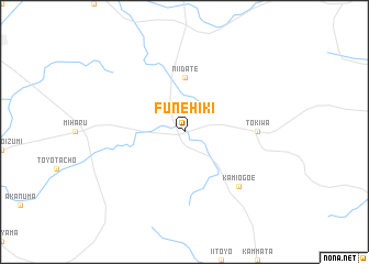 map of Funehiki