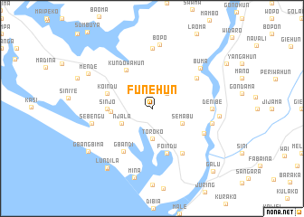 map of Funehun