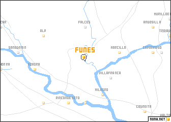 map of Funes