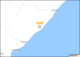map of Fune