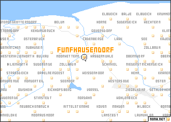 map of Fünfhausendorf