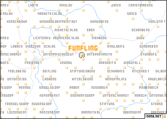 map of Fünfling