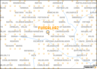 map of Fungalvaz