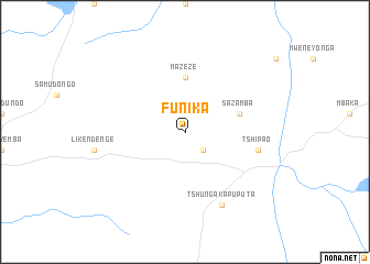 map of Funika