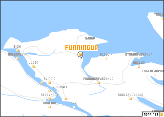 map of Funningur