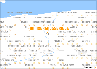 map of Funnixer Großeriege