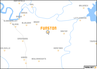 map of Funston