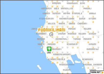 map of Fuoni Kilimani