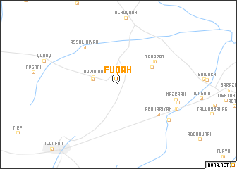 map of Fūqah