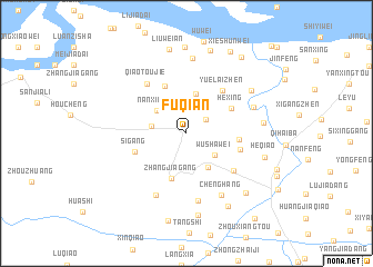 map of Fuqian