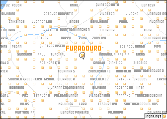 map of Furadouro