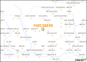 map of Furcşoara