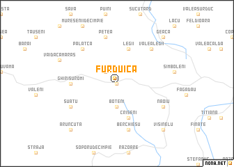 map of Furduică