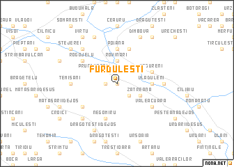 map of Furduleşti