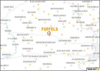 map of Fürfeld