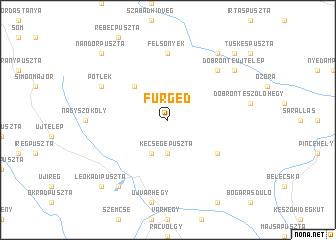 map of Fürged